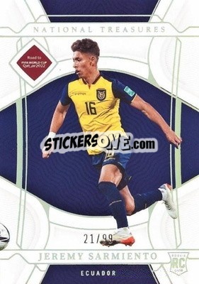 Sticker Jeremy Sarmiento - National Treasures Road to FIFA World Cup 2022 n. 50 - Panini