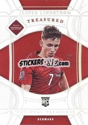 Sticker Jesper Lindstrom - National Treasures Road to FIFA World Cup 2022 - Panini