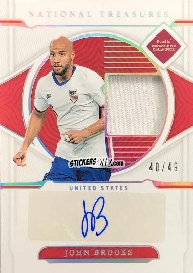 Sticker John Brooks - National Treasures Road to FIFA World Cup 2022 n. MS-JBR - Panini