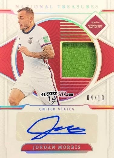 Sticker Jordan Morris - National Treasures Road to FIFA World Cup 2022 n. MS-JMR - Panini