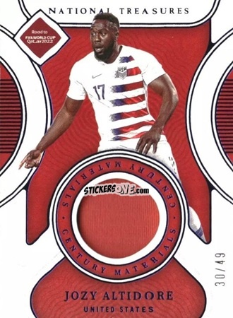 Sticker Jozy Altidore - National Treasures Road to FIFA World Cup 2022 n. CM-JZY - Panini