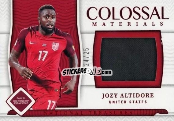 Sticker Jozy Altidore - National Treasures Road to FIFA World Cup 2022 n. CO-JZY - Panini