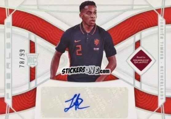Sticker Jurrien Timber - National Treasures Road to FIFA World Cup 2022 n. PS-JTB - Panini