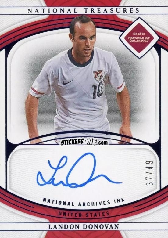 Sticker Landon Donovan - National Treasures Road to FIFA World Cup 2022 n. NI-LD - Panini