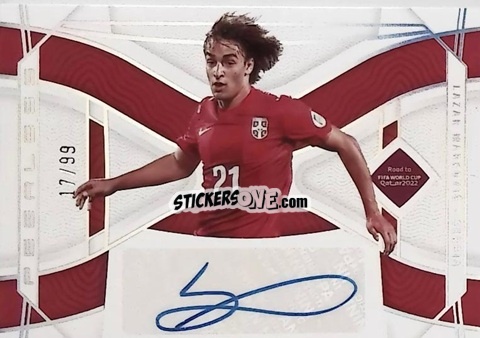 Sticker Lazar Markovic - National Treasures Road to FIFA World Cup 2022 n. PS-LZR - Panini
