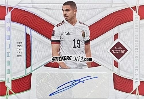 Sticker Leander Dendoncker - National Treasures Road to FIFA World Cup 2022 n. PS-LDE - Panini
