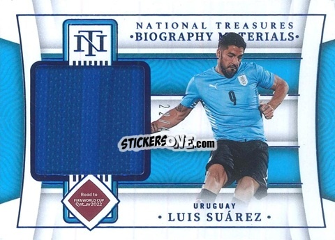 Sticker Luis Suarez - National Treasures Road to FIFA World Cup 2022 n. BM-LS - Panini