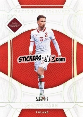 Cromo Matty Cash - National Treasures Road to FIFA World Cup 2022 - Panini