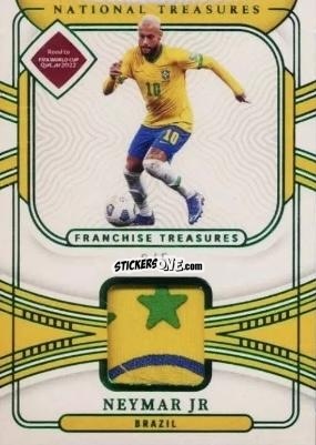 Sticker Neymar Jr - National Treasures Road to FIFA World Cup 2022 n. FT-NJR - Panini