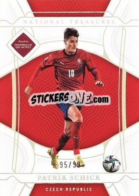 Sticker Patrik Schick - National Treasures Road to FIFA World Cup 2022 n. 41 - Panini