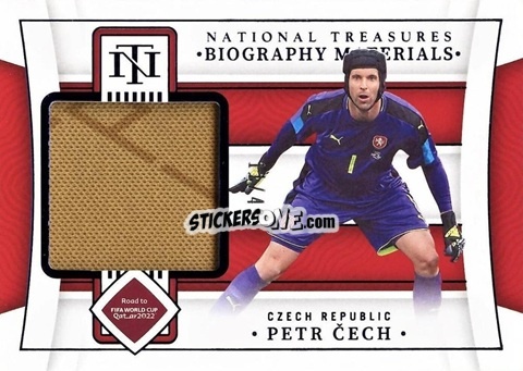 Sticker Petr Cech - National Treasures Road to FIFA World Cup 2022 n. BM-PC - Panini
