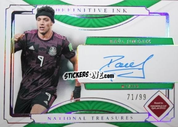 Sticker Raul Jimenez - National Treasures Road to FIFA World Cup 2022 n. DI-RJ - Panini