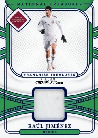 Sticker Raul Jimenez - National Treasures Road to FIFA World Cup 2022 n. FT-RJ - Panini