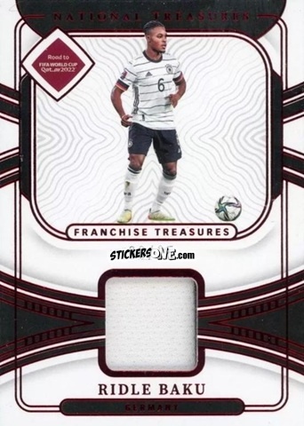 Sticker Ridle Baku - National Treasures Road to FIFA World Cup 2022 n. FT-RBU - Panini