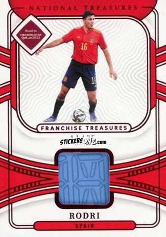 Sticker Rodri  - National Treasures Road to FIFA World Cup 2022 n. FT-RRI - Panini