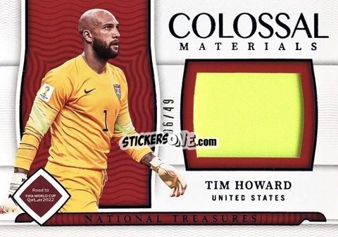 Sticker Tim Howard - National Treasures Road to FIFA World Cup 2022 n. CO-THO - Panini