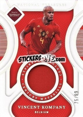 Cromo Vincent Kompany - National Treasures Road to FIFA World Cup 2022 - Panini