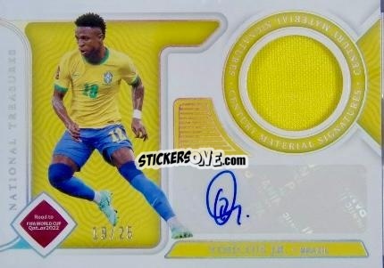 Sticker Vinicius Jr. - National Treasures Road to FIFA World Cup 2022 n. CE-VJR - Panini
