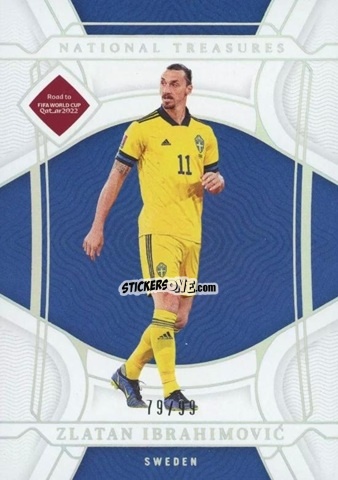 Sticker Zlatan Ibrahimovic - National Treasures Road to FIFA World Cup 2022 n. 133 - Panini