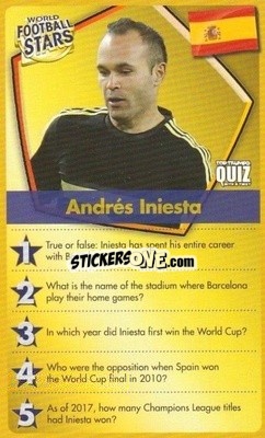 Figurina Andres Iniesta