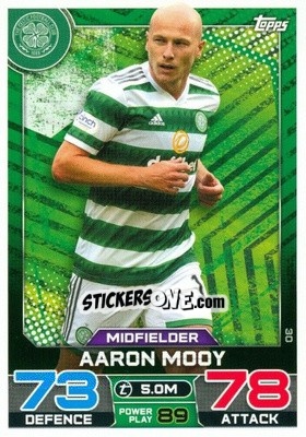 Sticker Aaron Mooy - SPFL 2022-2023. Match Attax
 n. 30 - Topps