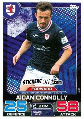 Figurina Aidan Connolly - SPFL 2022-2023. Match Attax
 - Topps