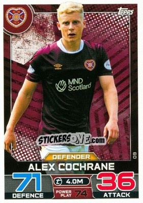 Figurina Alex Cochrane - SPFL 2022-2023. Match Attax
 - Topps