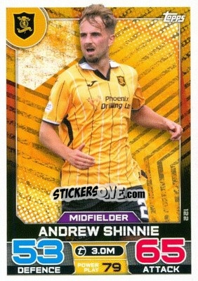 Sticker Andrew Shinnie - SPFL 2022-2023. Match Attax
 - Topps