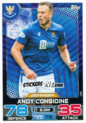 Sticker Andy Considine - SPFL 2022-2023. Match Attax
 - Topps