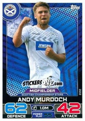 Figurina Andy Murdoch - SPFL 2022-2023. Match Attax
 - Topps