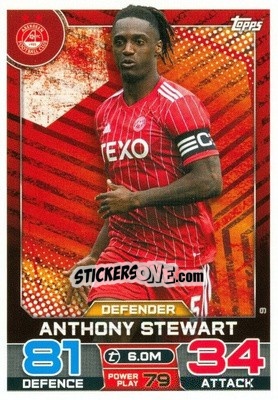 Sticker Anthony Stewart - SPFL 2022-2023. Match Attax
 - Topps