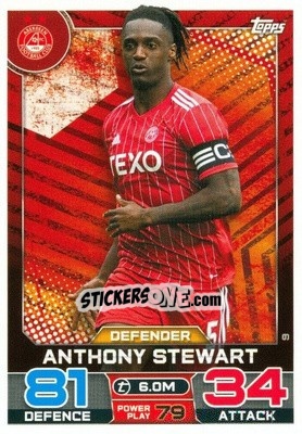 Figurina Anthony Stewart - SPFL 2022-2023. Match Attax
 - Topps