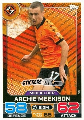 Sticker Archie Meekison - SPFL 2022-2023. Match Attax
 - Topps