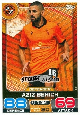 Sticker Aziz Behich - SPFL 2022-2023. Match Attax
 n. 45 - Topps