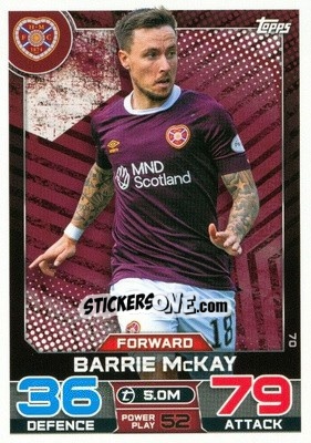 Cromo Barrie McKay - SPFL 2022-2023. Match Attax
 - Topps
