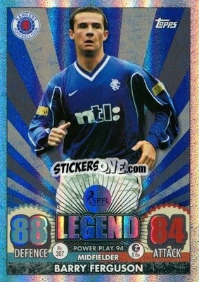 Sticker Barry Ferguson - SPFL 2022-2023. Match Attax
 n. 307 - Topps