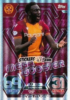 Figurina Bevis Mugabi - SPFL 2022-2023. Match Attax
 - Topps