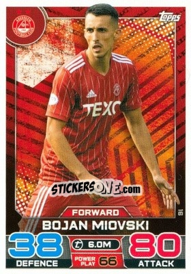 Figurina Bojan Miovski - SPFL 2022-2023. Match Attax
 - Topps