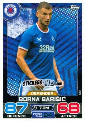 Figurina Borna Barišić - SPFL 2022-2023. Match Attax
 - Topps