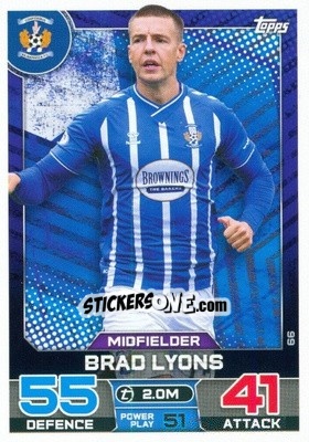 Sticker Brad Lyons - SPFL 2022-2023. Match Attax
 - Topps