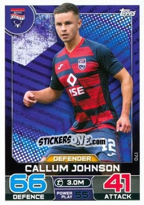 Sticker Callum Johnson - SPFL 2022-2023. Match Attax
 - Topps