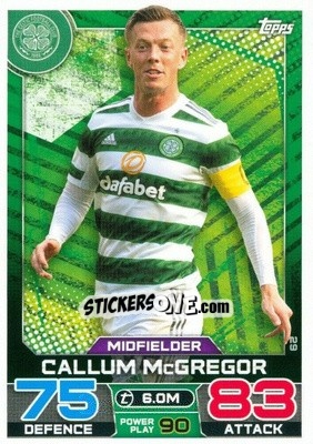Sticker Callum McGregor - SPFL 2022-2023. Match Attax
 - Topps
