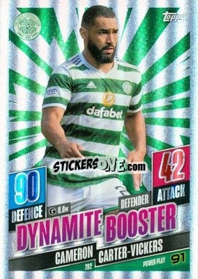Sticker Cameron Carter-Vickers - SPFL 2022-2023. Match Attax
 n. 282 - Topps
