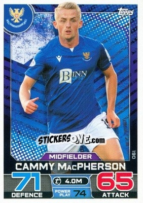Sticker Cammy Ballantyne - SPFL 2022-2023. Match Attax
 - Topps