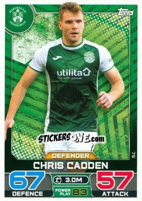 Cromo Chris Cadden - SPFL 2022-2023. Match Attax
 - Topps