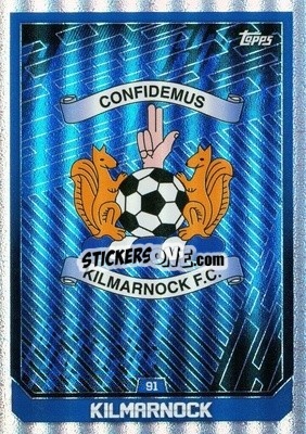 Sticker Club Badge - SPFL 2022-2023. Match Attax
 n. 91 - Topps