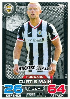 Sticker Curtis Main - SPFL 2022-2023. Match Attax
 - Topps