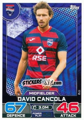Sticker David Cancola - SPFL 2022-2023. Match Attax
 - Topps