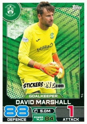 Sticker David Marshall - SPFL 2022-2023. Match Attax
 - Topps