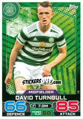 Sticker David Turnbull - SPFL 2022-2023. Match Attax
 - Topps
